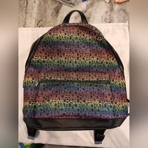 Michael Kors Men's Pride 2019 Rainbow Logo Backpack